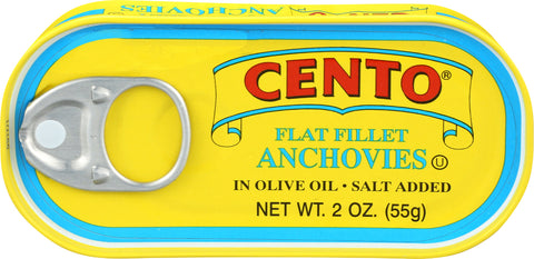 Cento 
Anchovy Flat Oil, 2 OZ.