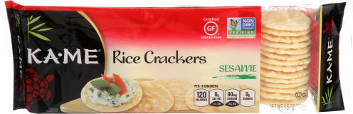 KA ME RICE CRKR SESAME - 3.5 OZ