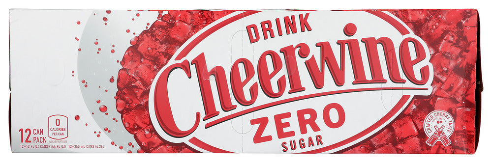 CHEERWINE FRIDGEMATE ZERO SUG 12PK - 144 FO