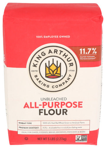 KING ARTHUR FLOUR UNBLCHD ALL PURPOSE - 5 LB
