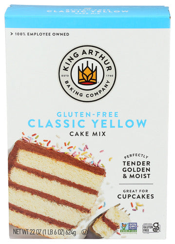 KING ARTHUR MIX CAKE YELLOW - 22 OZ