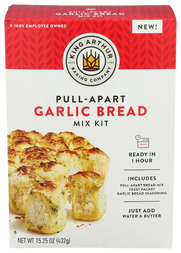 KING ARTHUR BREAD GRLIC MIX KIT PART - 15.25 OZ