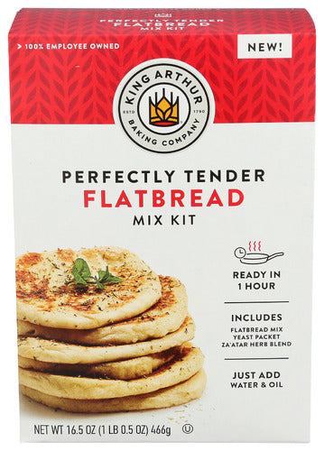 KING ARTHUR FLATBREAD MIX KIT TF - 16.5 OZ