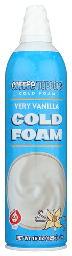 COFFEE TOPPERS TOPPING COLD FOAM VNILLA - 15 OZ