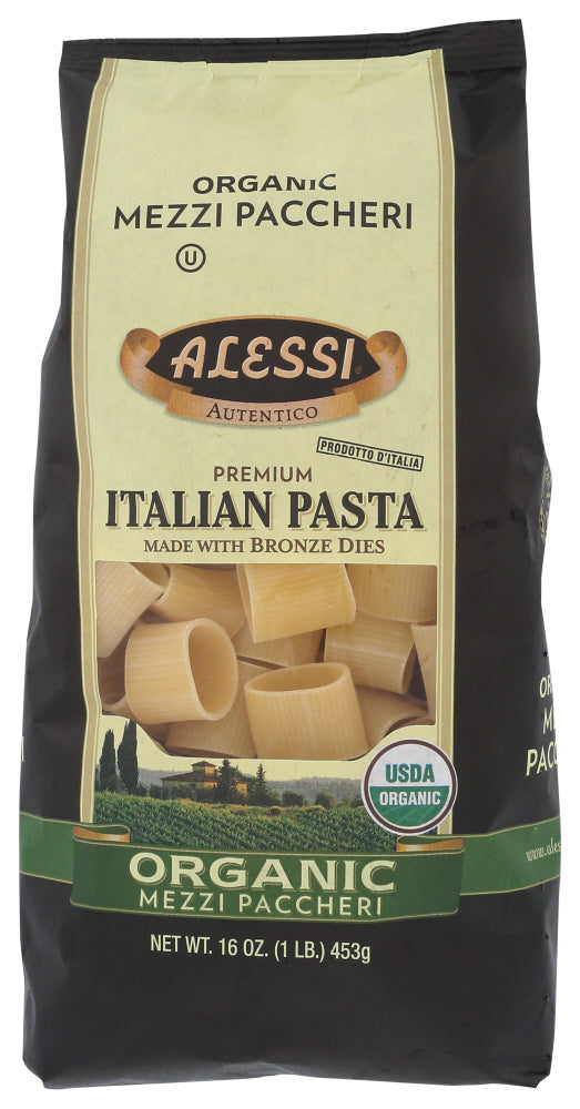 Alessi 
Pasta Mezzi Paccher Org, 16 OZ.