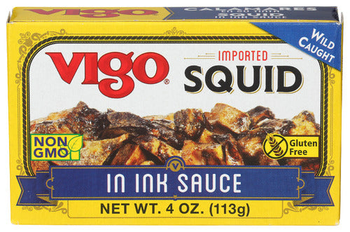 VIGO CALAMARI WITH INK - 4 OZ