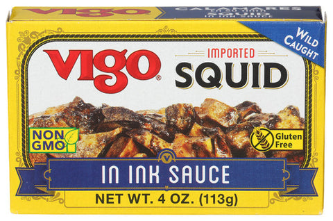 VIGO CALAMARI WITH INK - 4 OZ