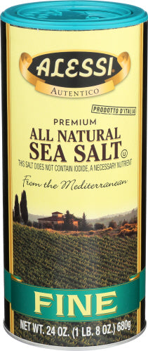 Alessi 
Sea Salt Fine, 24 OZ.