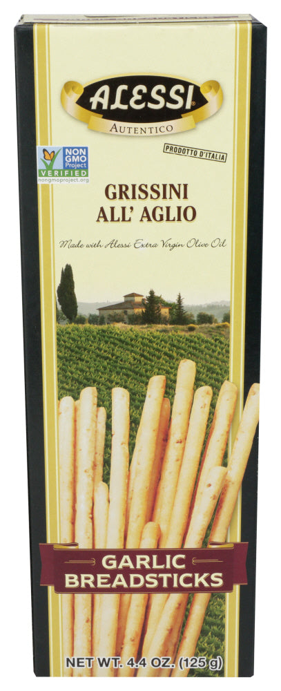 Alessi 
Breadstick Thin Garlic, 4.4 OZ.