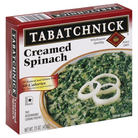 TABATCHNICK SOUP SPINACH CREAMED - 15 OZ