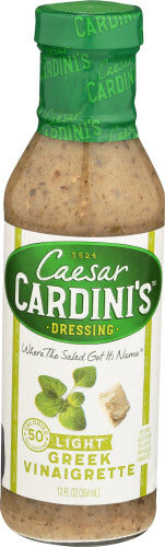 Cardini 
Drssng Vngrt Lt Greek, 12 OZ.