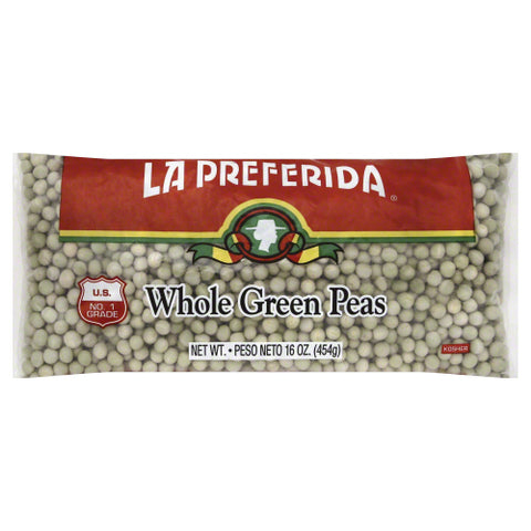 LA PREFERIDA BEAN GREEN PEA WHL POLYBAG - 16 OZ