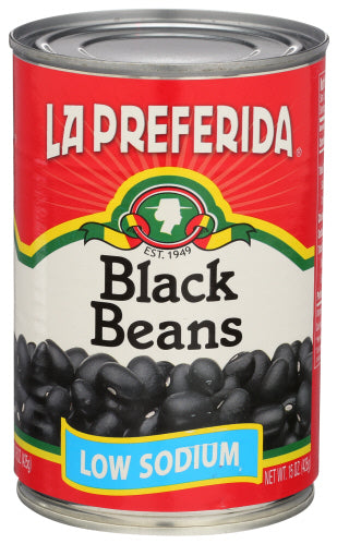 LA PREFERIDA BEAN BLK LOW SODIUM - 15 OZ