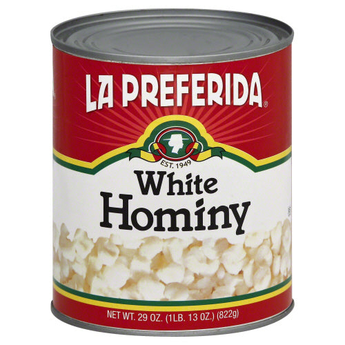 LA PREFERIDA BEAN HOMINY WHITE - 29 OZ