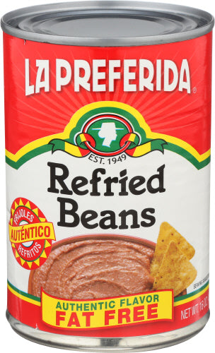 LA PREFERIDA BEAN REFRIED FF AUTHENTIC - 16 OZ