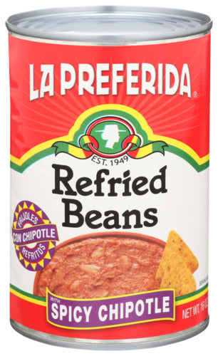 LA PREFERIDA BEAN REFRIED CHPLTE - 16 OZ