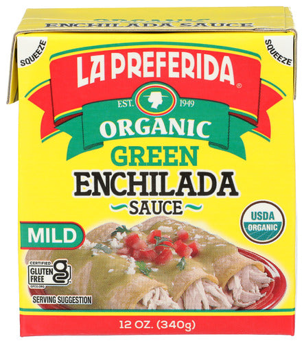 LA PREFERIDA ENCHILAD SAUCE GRN TETRA - 12 OZ