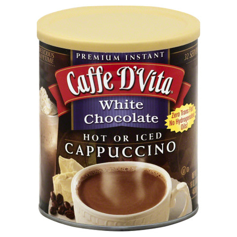 Caffe D Vita 
Cappuccino Wht Choc, 16 OZ.