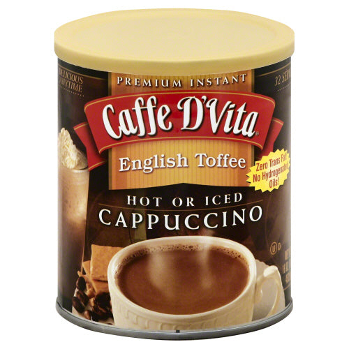 Caffe D Vita 
Cappuccino Engl Toffee, 16 OZ.