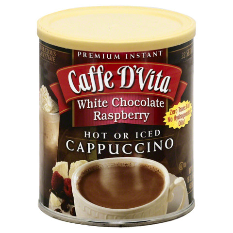 Caffe D Vita 
Cappiccino Wht Choc Rspbrry, 16 OZ.