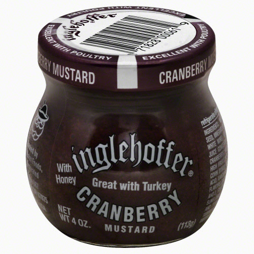 INGLEHOFFER MUSTARD CRANBERRY - 4 OZ