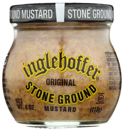 INGLEHOFFER MUSTARD STONE GROUND - 4 OZ