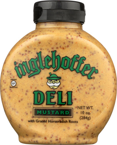 INGLEHOFFER MUSTARD DELI SQZ - 10 OZ