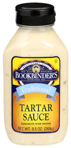 BOOKBINDERS SAUCE TARTAR - 9.5 OZ