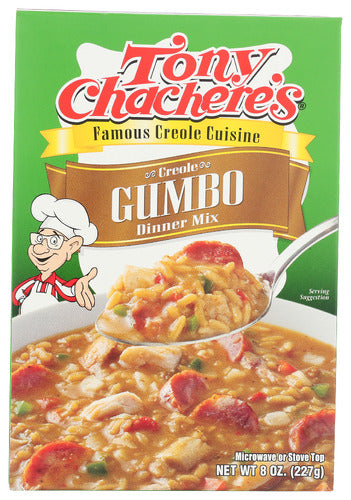 TONY CHACHERES RICE DNR GUMBO - 8 OZ