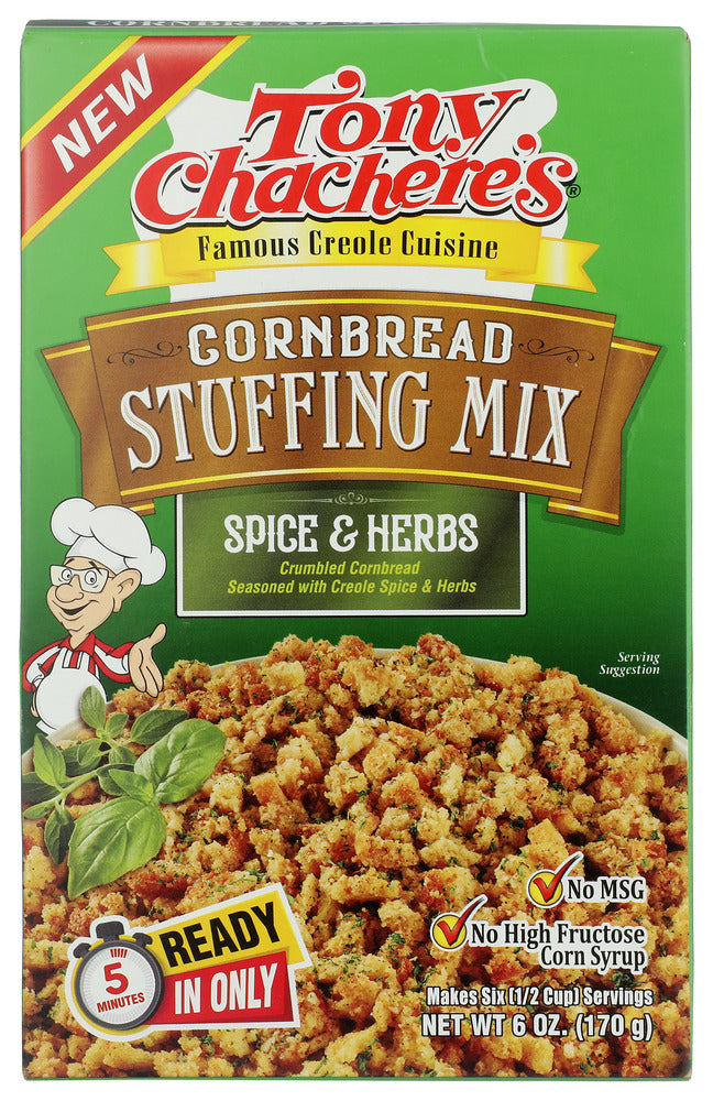 TONY CHACHERES MIX CRNBRD STFFN SPC HRB - 6 OZ