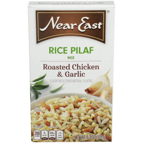 NEAR EAST RICE MIX PILAF RSTD CKN&GRLC - 6.3 OZ