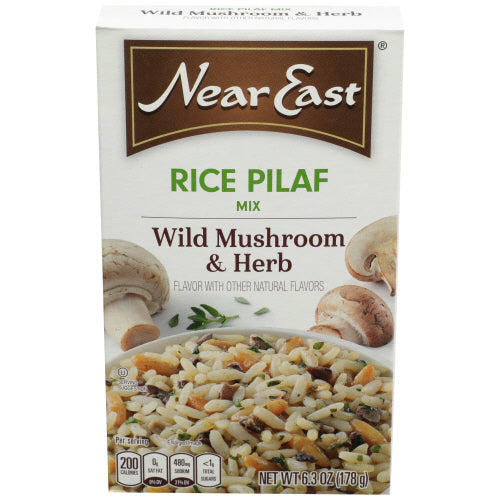NEAR EAST RICE MIX PILAF W MUSH&HERB - 6.3 OZ