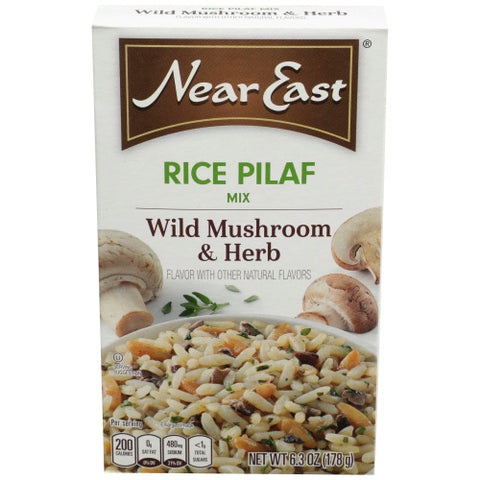 NEAR EAST RICE MIX PILAF W MUSH&HERB - 6.3 OZ