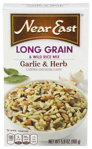 NEAR EAST RICE MIX LGRAIN WLD GARLIC - 5.9 OZ