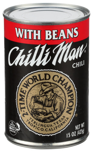 Chilli Man 
Chili W Bean, 15 OZ.