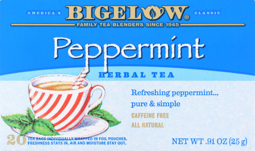Bigelow 
Tea Purely Ppprmnt 20Bg, 0.91 OZ.