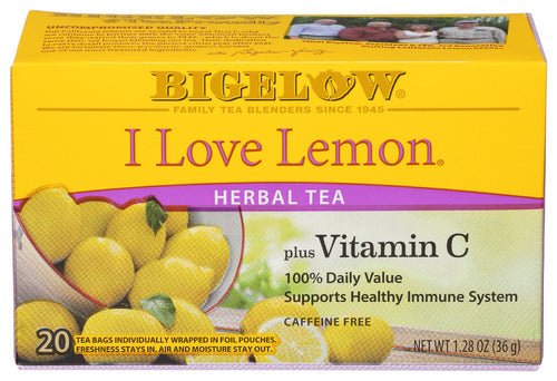 Bigelow 
Tea I Love Lemon 20Bg, 1.28 OZ.