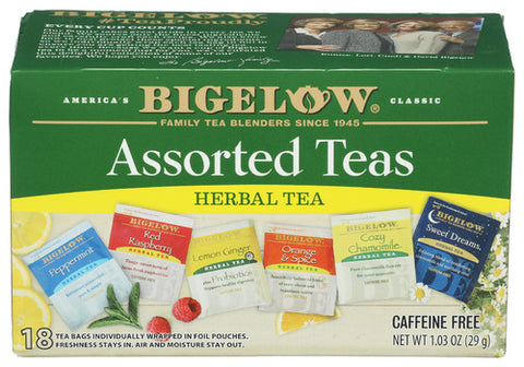 Bigelow 
Tea Herb 6Vrty 18Bg, 1.03 OZ.