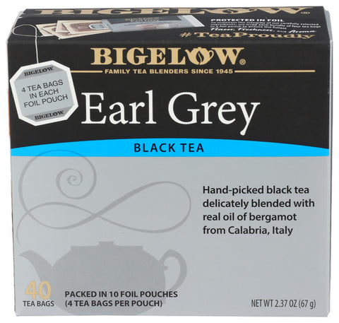 Bigelow 
Tea Earl Grey 40Bg, 2.37 OZ.