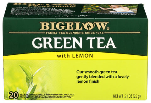 Bigelow 
Tea Grn Lemon 20Bg, 0.91 OZ.