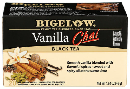 Bigelow 
Tea Chai Vanilla 20Bg, 1.64 OZ.
