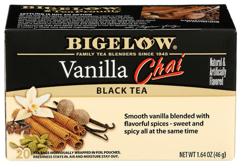 Bigelow 
Tea Chai Vanilla 20Bg, 1.64 OZ.