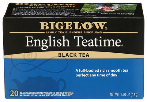Bigelow 
Tea Engl Teatime 20Bg, 1.5 OZ.