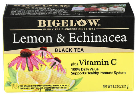 Bigelow 
Tea Lemon Echinacea Vit C, 1.23 OZ.