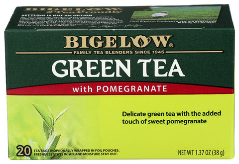 Bigelow 
Tea Grn Pmgrnt 20Bg, 1.37 OZ.