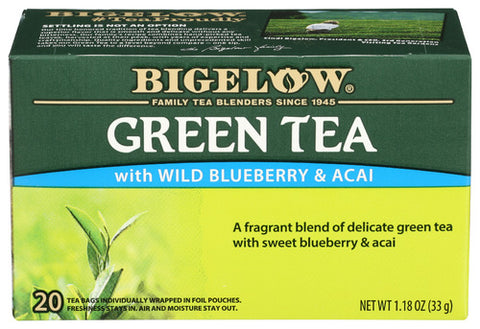 Bigelow 
Tea Grn Blbry 20Bg, 1 OZ.