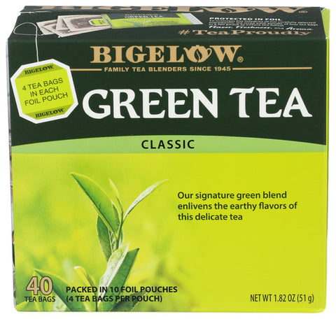 Bigelow 
Tea Grn 40Bg, 1.82 OZ.