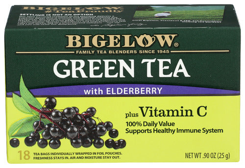 Bigelow 
Tea Green Elderbry Vit C, 0.9 OZ.