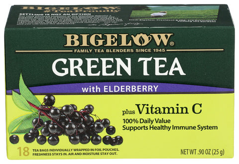 Bigelow 
Tea Green Elderbry Vit C, 0.9 OZ.