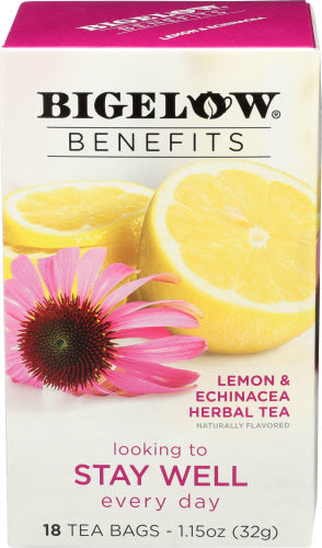 Bigelow 
Tea Lemnn Echinacea, 1.15 OZ.